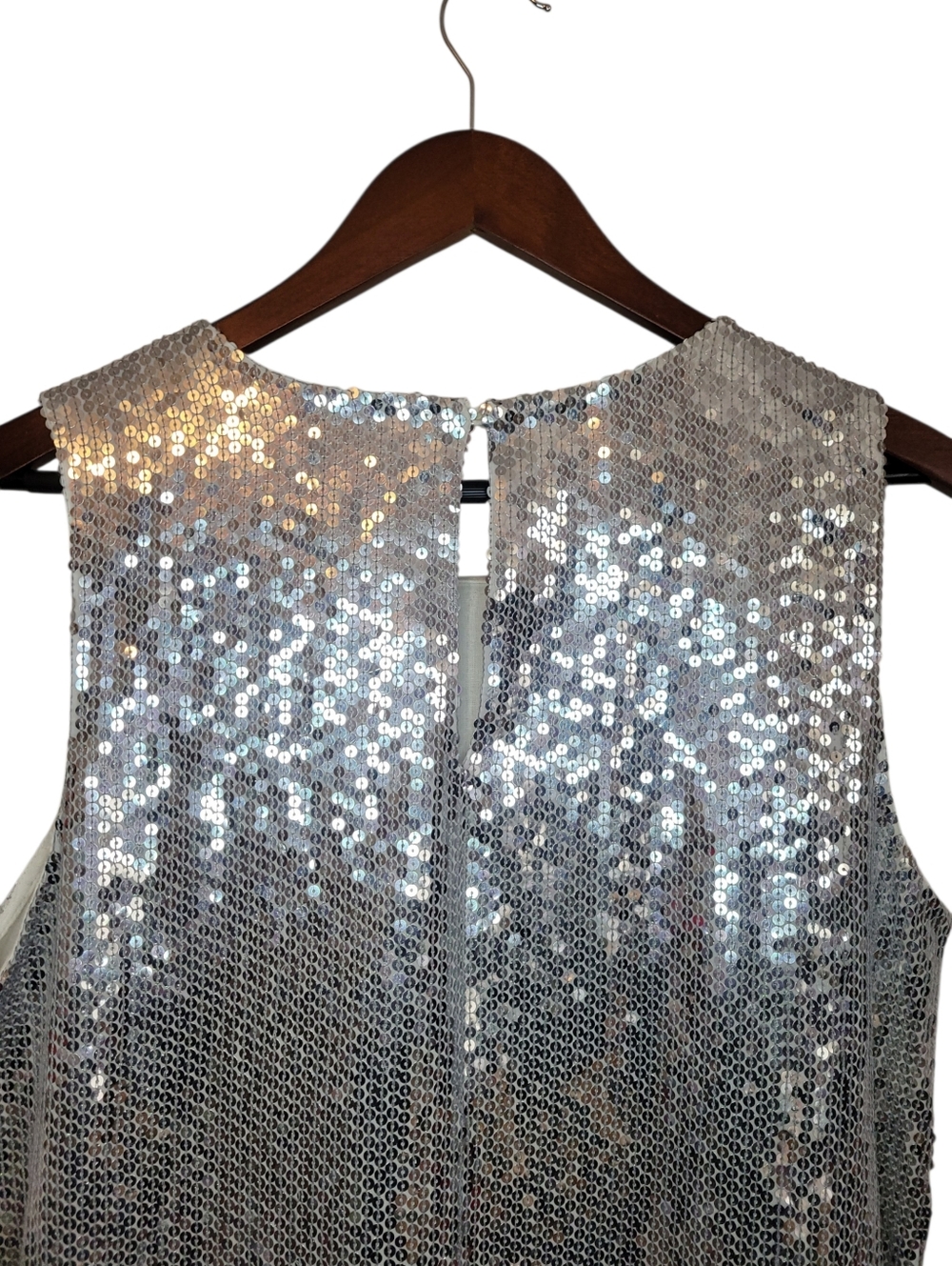 Anthropologie Varun Bahl NWT Sequin Floral Embroidered Shift Dress Medium - Picture 10 of 14